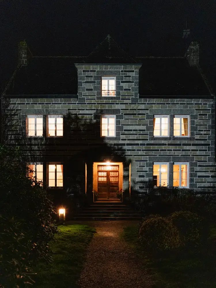 Manoir de Tréouret de nuit